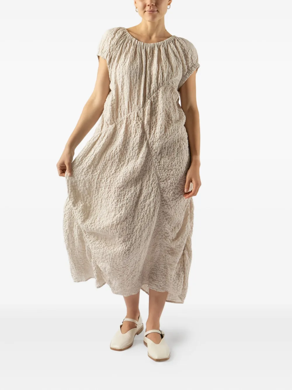 Платье миди с фактурной сборкой Lauren Manoogian, нейтральный
Платье миди с фактурной сборкой Lauren Manoogian, нейтральный