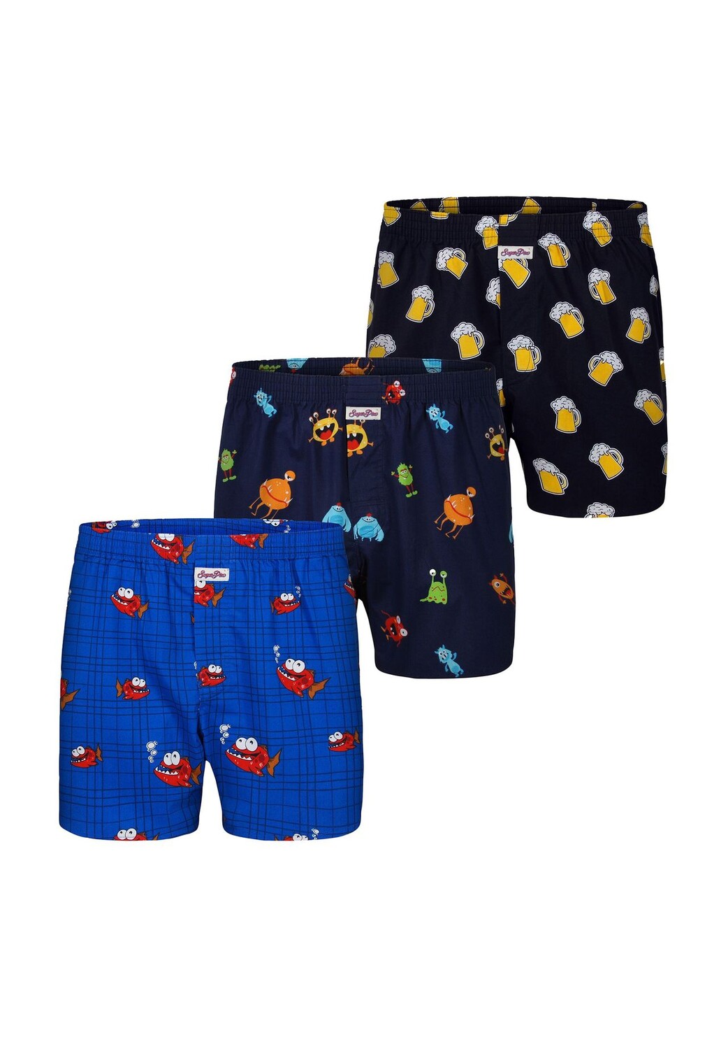 Комбинированный принт с боксерским мотивом Sugar Pine, цвет Bier, Piranha, Monster
Комбинированный принт с боксерским мотивом Sugar Pine, цвет Bier, Piranha, Monster