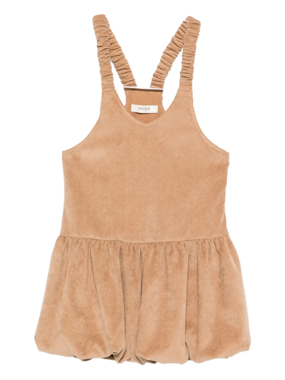 Мини-платье из вельвета со сборками Vicolo, коричневый
Мини-платье из вельвета со сборками Vicolo, коричневый