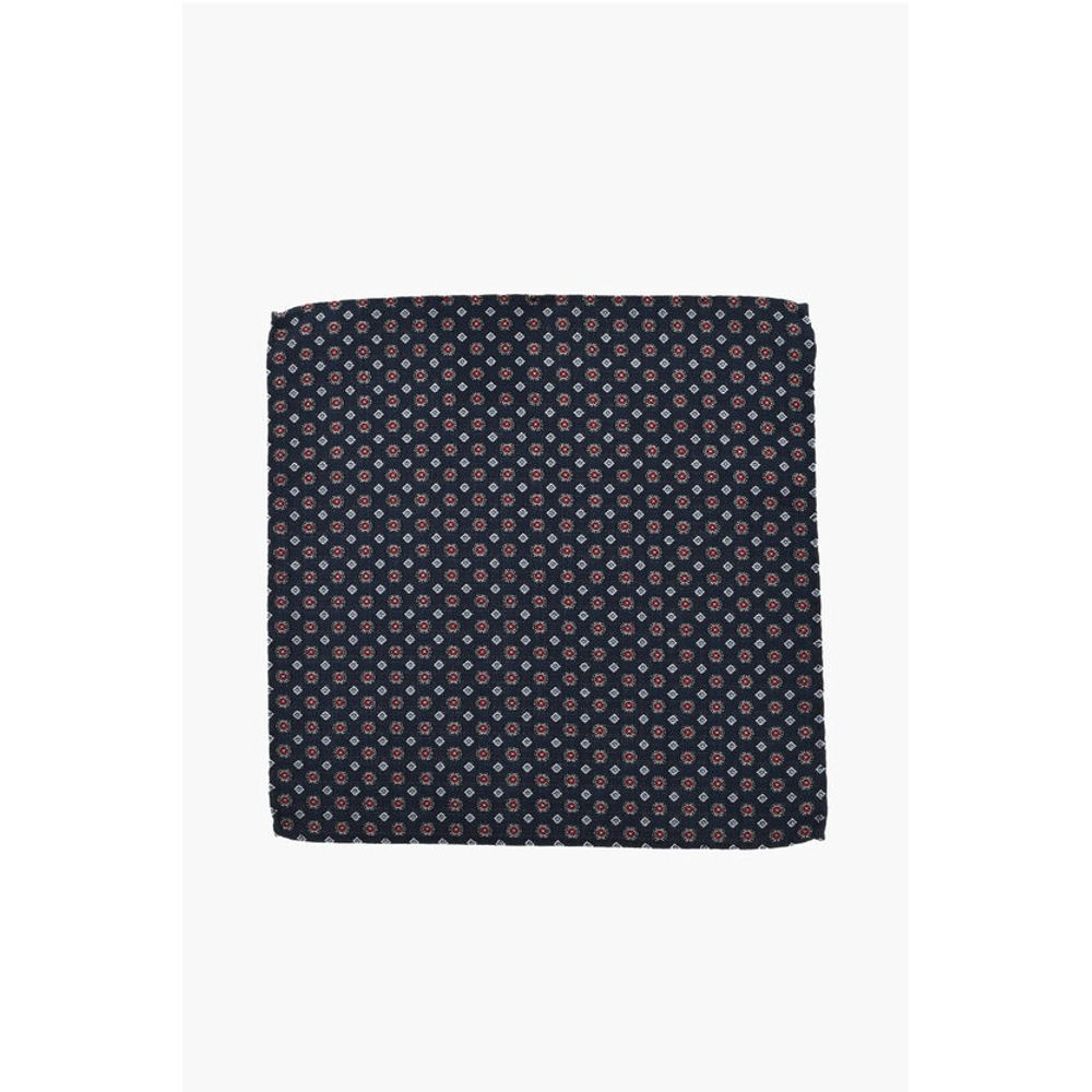 Карманный платок из шелка и хлопка с узором Dsquared2, синий
Карманный платок из шелка и хлопка с узором Dsquared2, синий