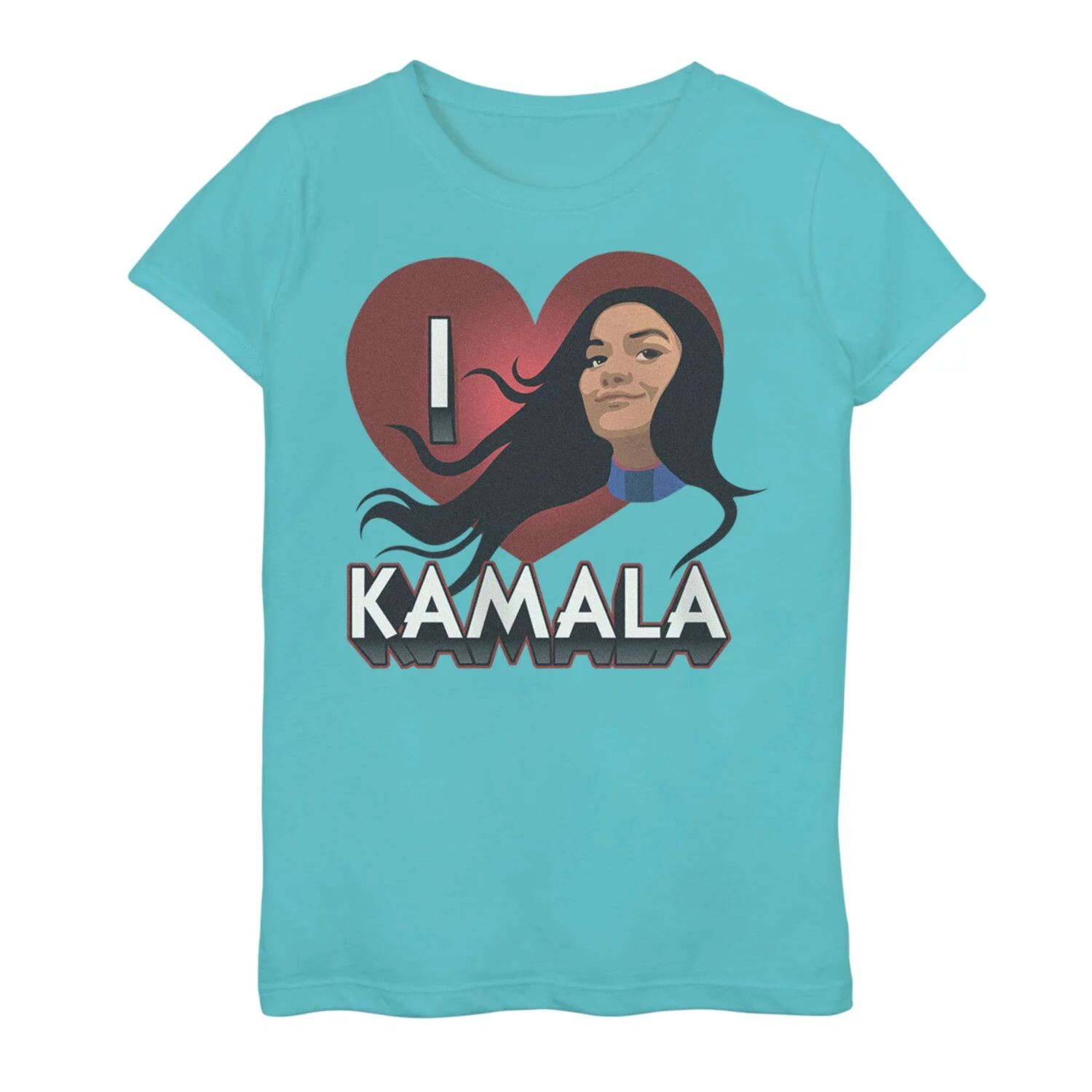 Футболка с рисунком Marvel Ms Marvel I Heart Kamala для девочек 7–16 лет Marvel
Футболка с рисунком Marvel Ms Marvel I Heart Kamala для девочек 7–16 лет Marvel