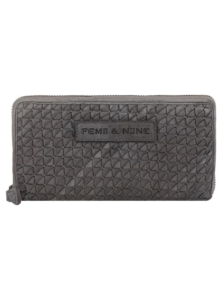 Кошелек Greenland Nature Femi & Nine Leder 20 cm, серый 
Кошелек Greenland Nature Femi & Nine Leder 20 cm, серый
