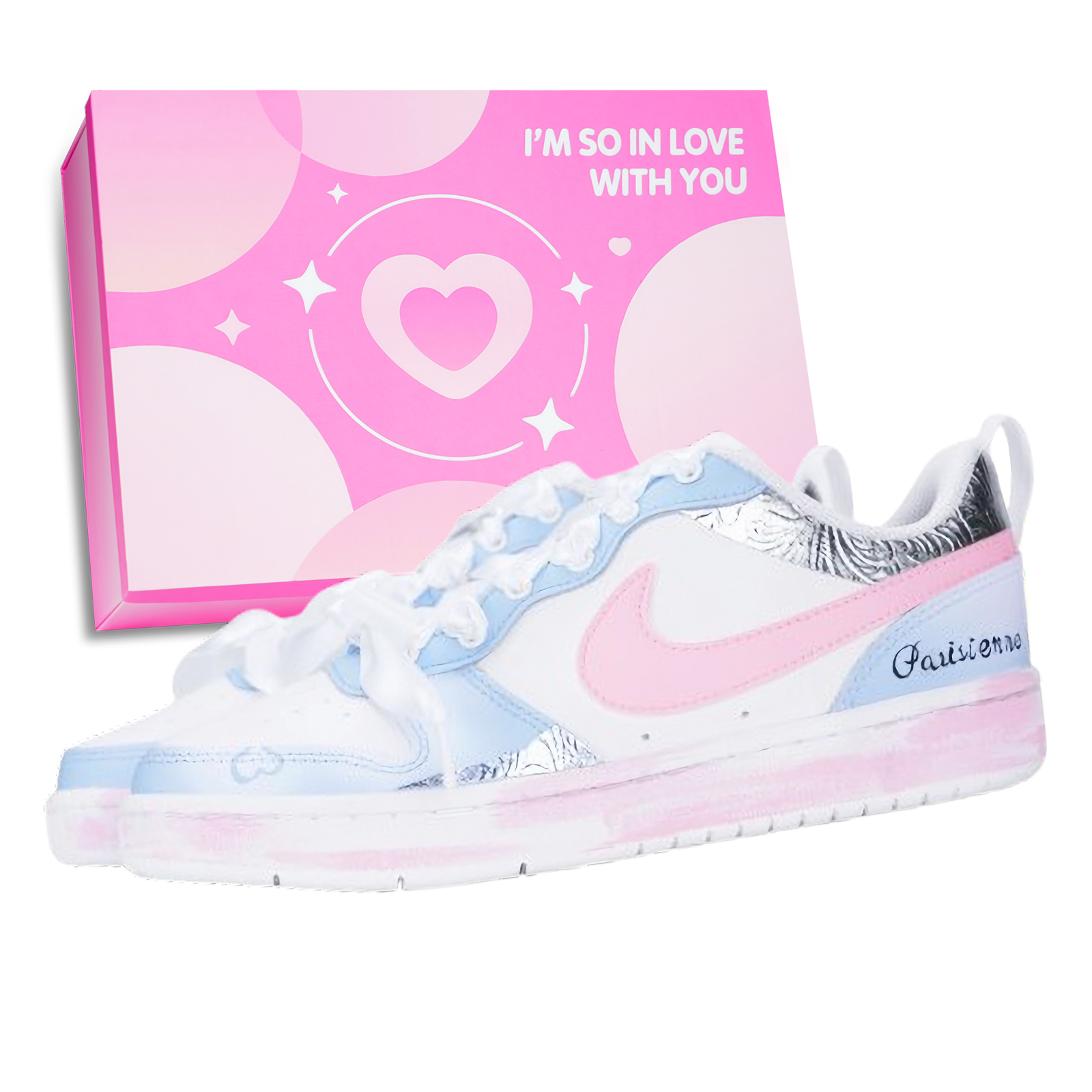 Детские, подростковые, противоскользящие, износостойкие, низкие кроссовки для скейтбординга Court Borough Nike, розовый/синий
Детские, подростковые, противоскользящие, износостойкие, низкие кроссовки для скейтбординга Court Borough Nike, розовый/синий