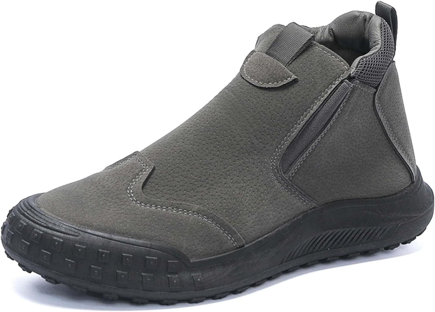 Мужские осенние модные ботинки Челси с боковой молнией, удобные, с круглым носком, дышащие, противоскользящие и износостойкие, повседневные Generic, серый
Мужские осенние модные ботинки Челси с боковой молнией, удобные, с круглым носком, дышащие, противоскользящие и износостойкие, повседневные Generic, серый