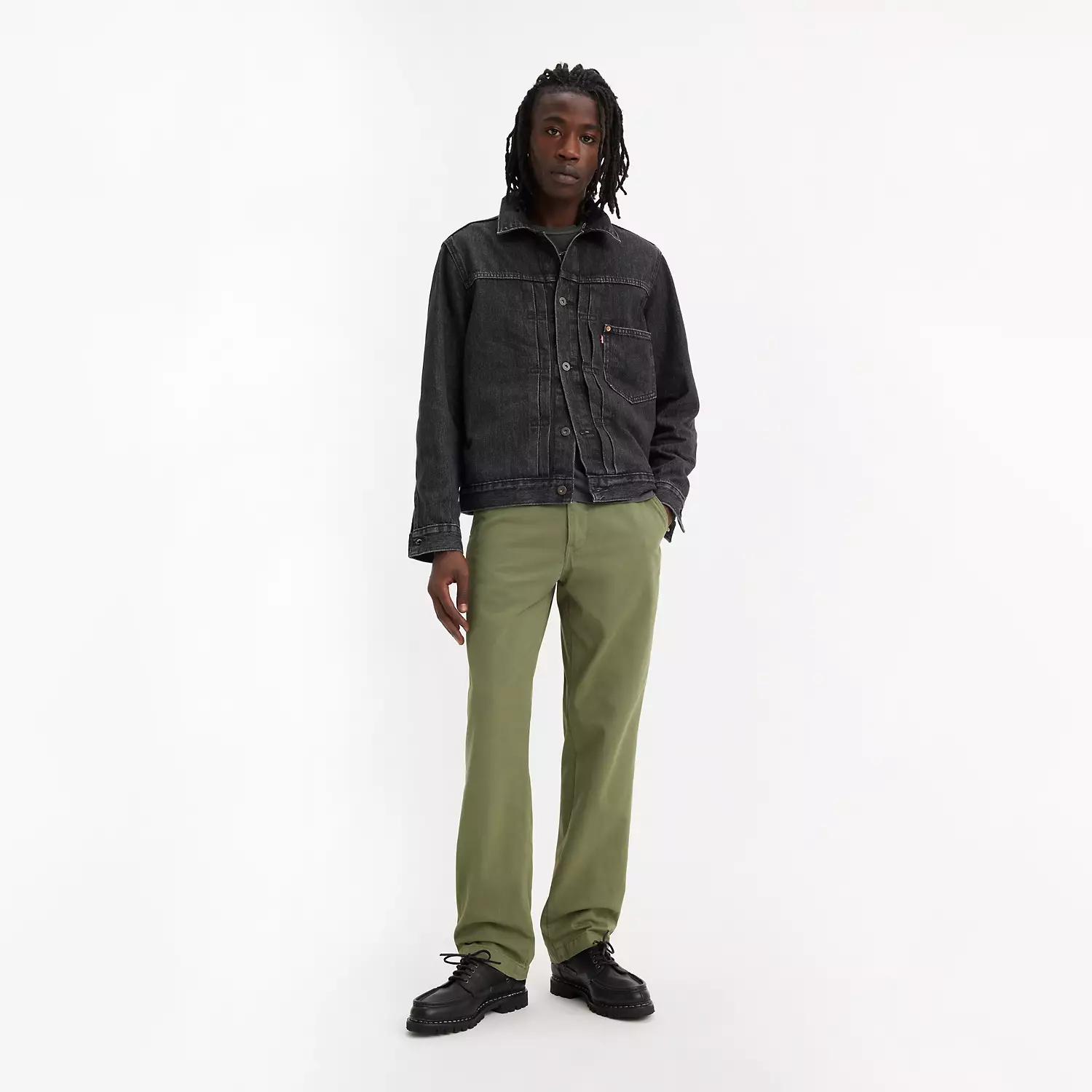 Аутентичные мужские брюки прямого кроя Levi's xx Chino, цвет Four Leaf Clover Soft Garment Dye - Green - Non-Stretch 
Аутентичные мужские брюки прямого кроя Levi's xx Chino, цвет Four Leaf Clover Soft Garment Dye - Green - Non-Stretch