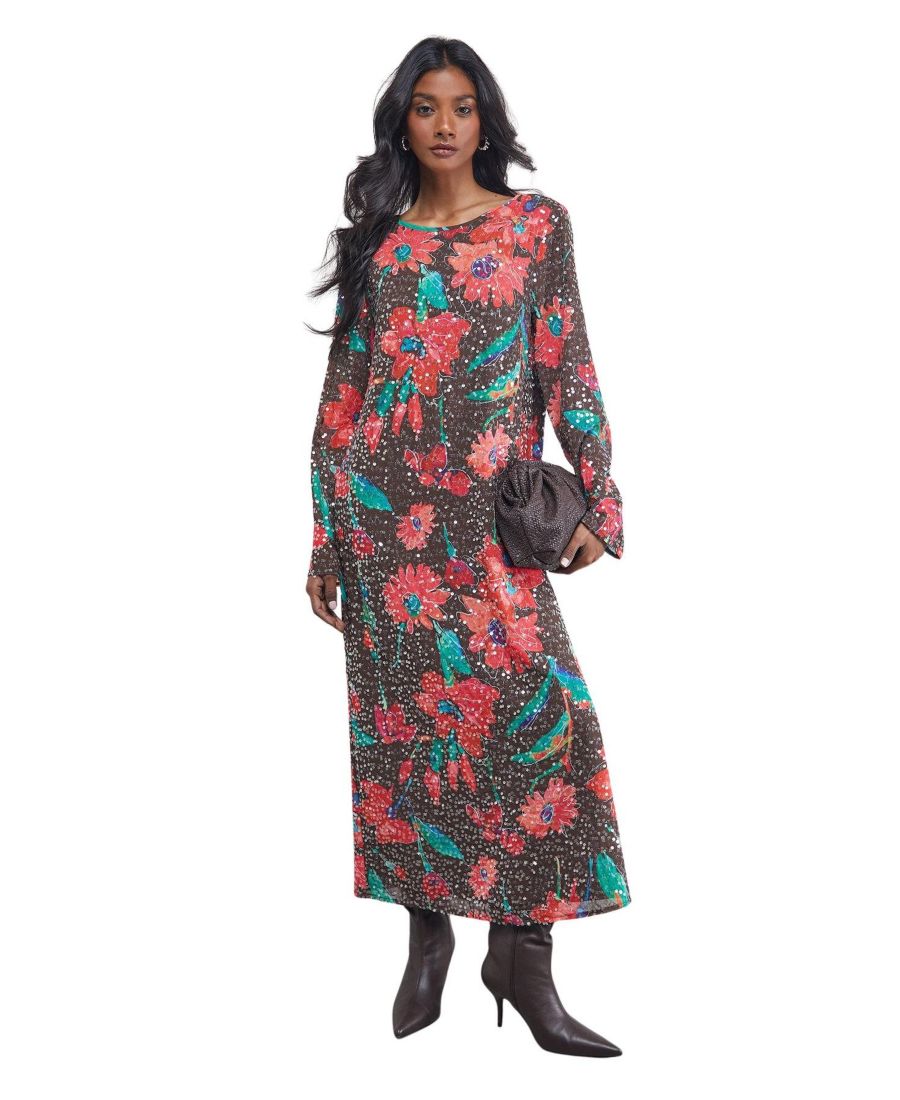 Женское миди-платье с пайетками Warehouse, Chocolate
Женское миди-платье с пайетками Warehouse, Chocolate