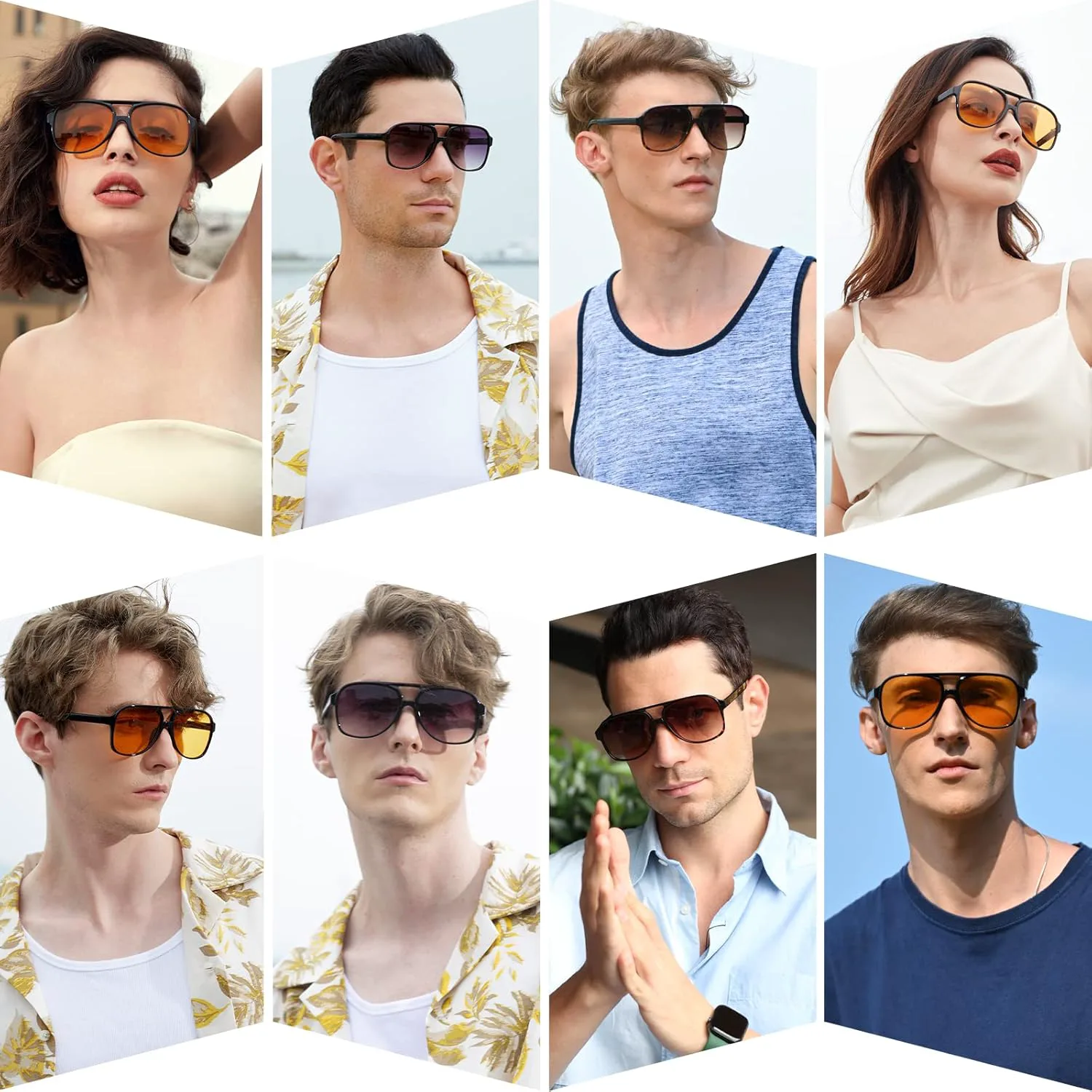 Солнцезащитные очки Dollger Retro Aviator для женщин и мужчин, классический винтажный стиль, большая квадратная оправа, 70-е и 80-е годы, A1:black and Yellow
Солнцезащитные очки Dollger Retro Aviator для женщин и мужчин, классический винтажный стиль, большая квадратная оправа, 70-е и 80-е годы, A1:black and Yellow