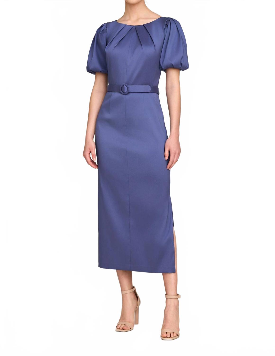 Платье Chiara Tea в цвете индиго Kay Unger 
Платье Chiara Tea в цвете индиго Kay Unger