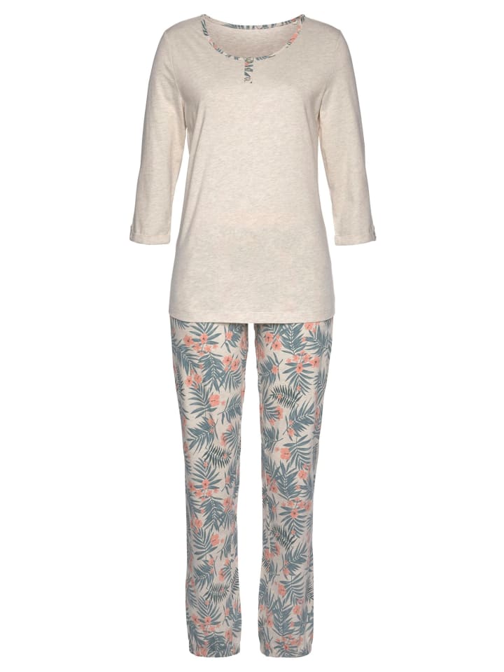 Пижама LASCANA, цвет sand-bedruckt
Пижама LASCANA, цвет sand-bedruckt