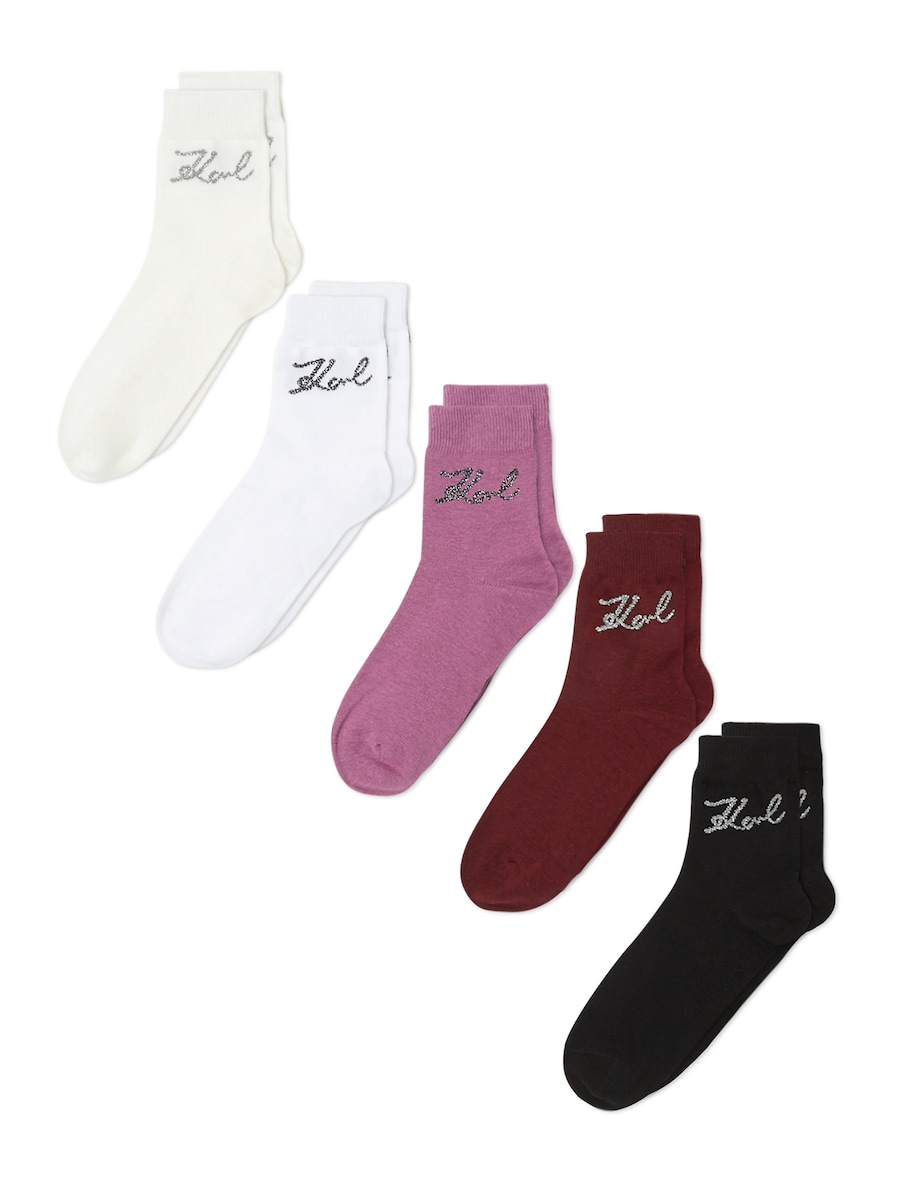 Носки Karl Lagerfeld, Cream/Eosin/Dark Red/Black/White
Носки Karl Lagerfeld, Cream/Eosin/Dark Red/Black/White