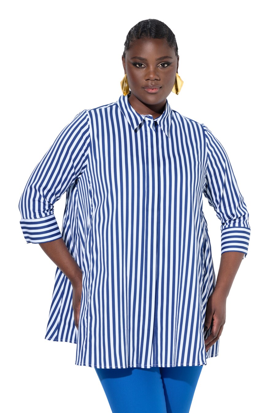 Блуза Ulla Popken, Cobalt Blue
Блуза Ulla Popken, Cobalt Blue