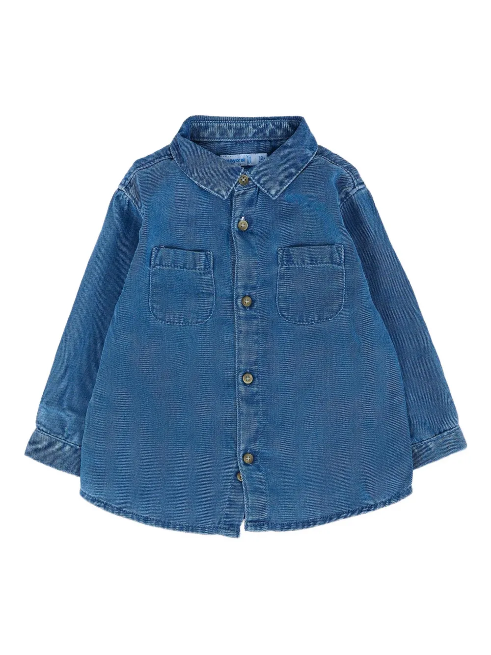 Джинсовая рубашка с длинными рукавами Mayoral, синий
Джинсовая рубашка с длинными рукавами Mayoral, синий