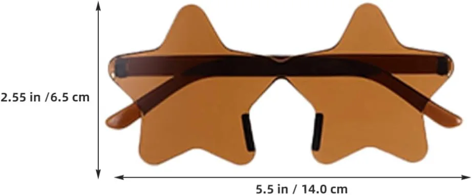 VALICLUD 12 шт. Солнцезащитные очки в форме звезды, без оправы, для вечеринок, для женщин, забавные декоративные очки для пляжа и вечеринок у бассейна, Assorted Color
VALICLUD 12 шт. Солнцезащитные очки в форме звезды, без оправы, для вечеринок, для женщин, забавные декоративные очки для пляжа и вечеринок у бассейна, Assorted Color