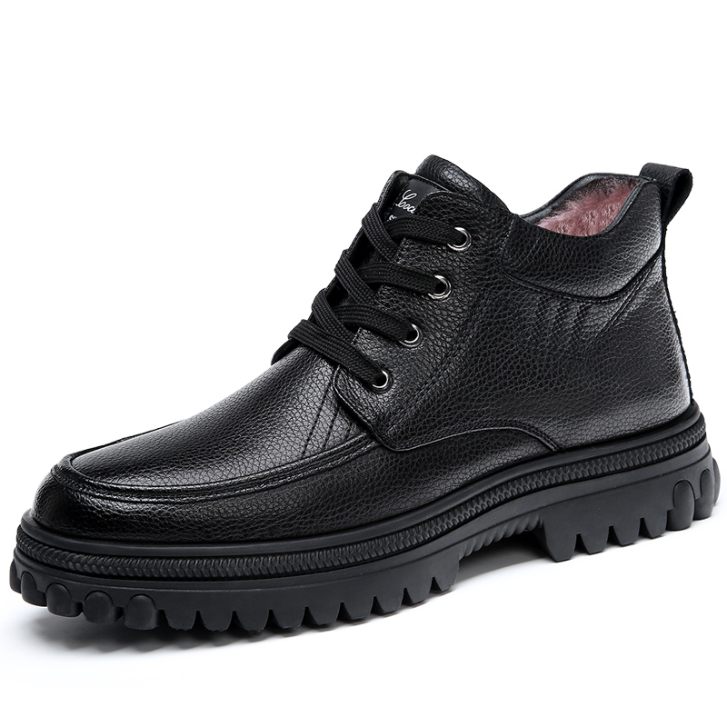 ZUWUDONG Теплые короткие зимние ботинки мужские черные
ZUWUDONG Теплые короткие зимние ботинки мужские черные