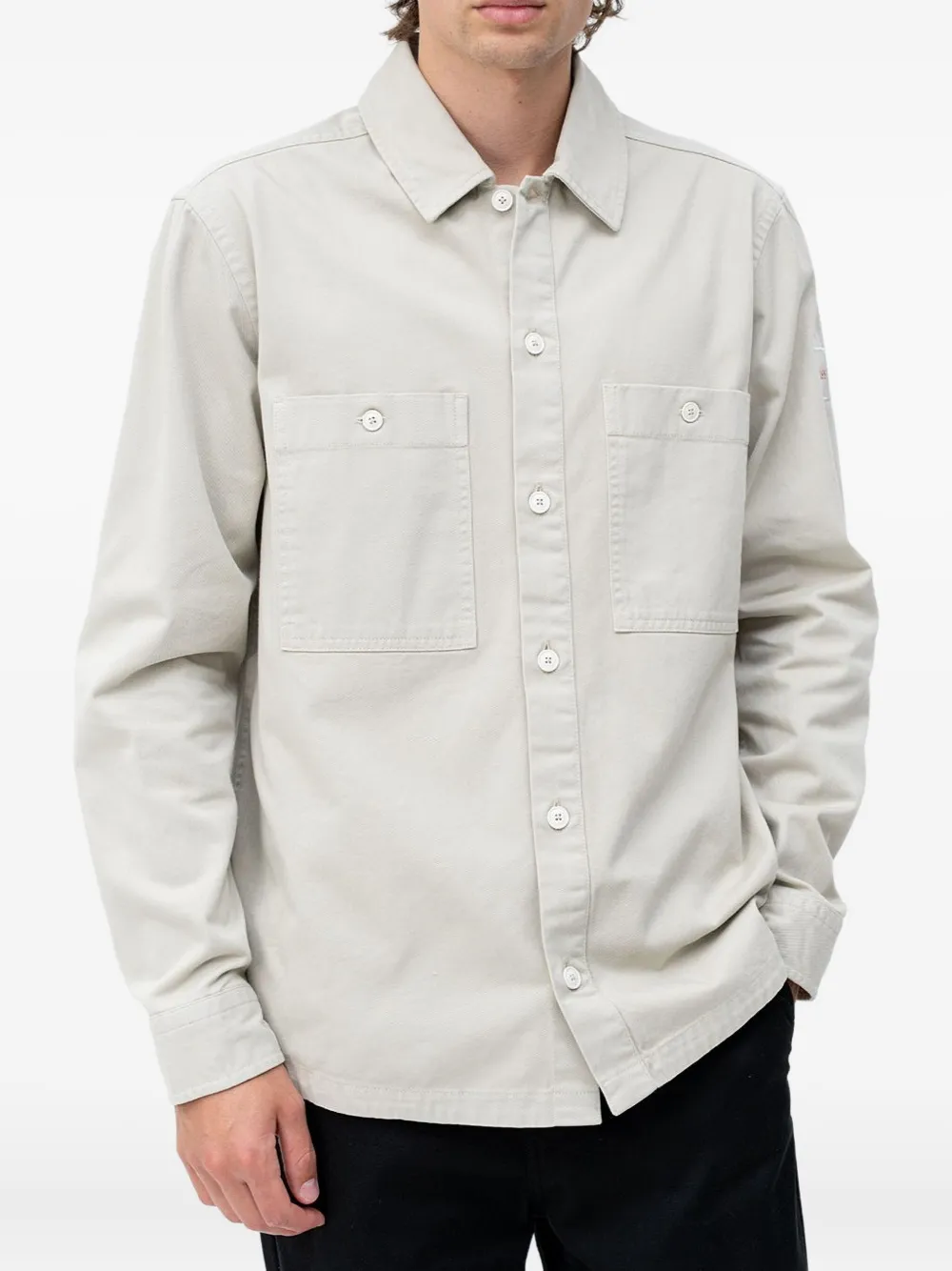 Хлопковая рубашка с нагрудным карманом Boss, нейтральный
Хлопковая рубашка с нагрудным карманом Boss, нейтральный