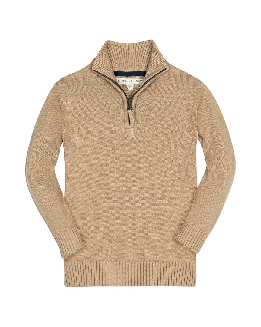 Худи с полузастежкой Hope & Henry, коричневый
Худи с полузастежкой Hope & Henry, коричневый