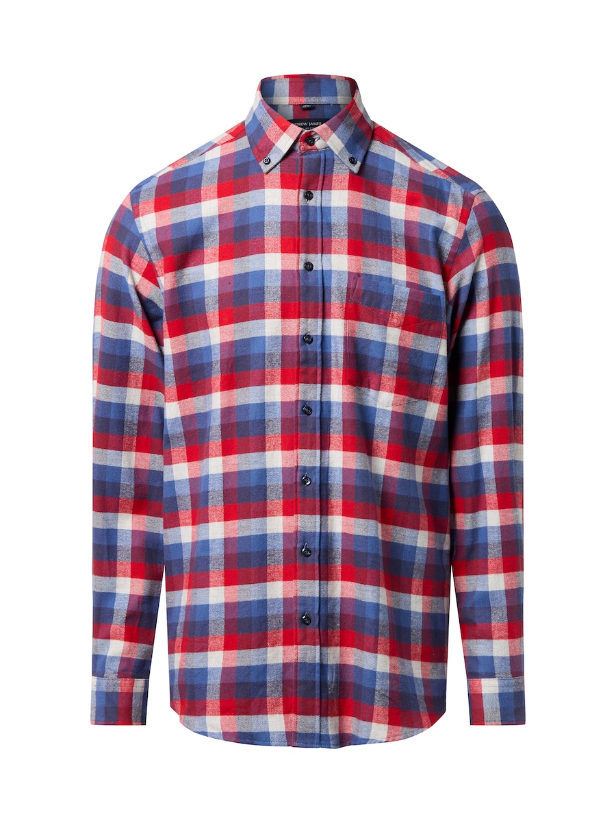 Рубашка на пуговицах классического кроя Andrew James, синий
Рубашка на пуговицах классического кроя Andrew James, синий