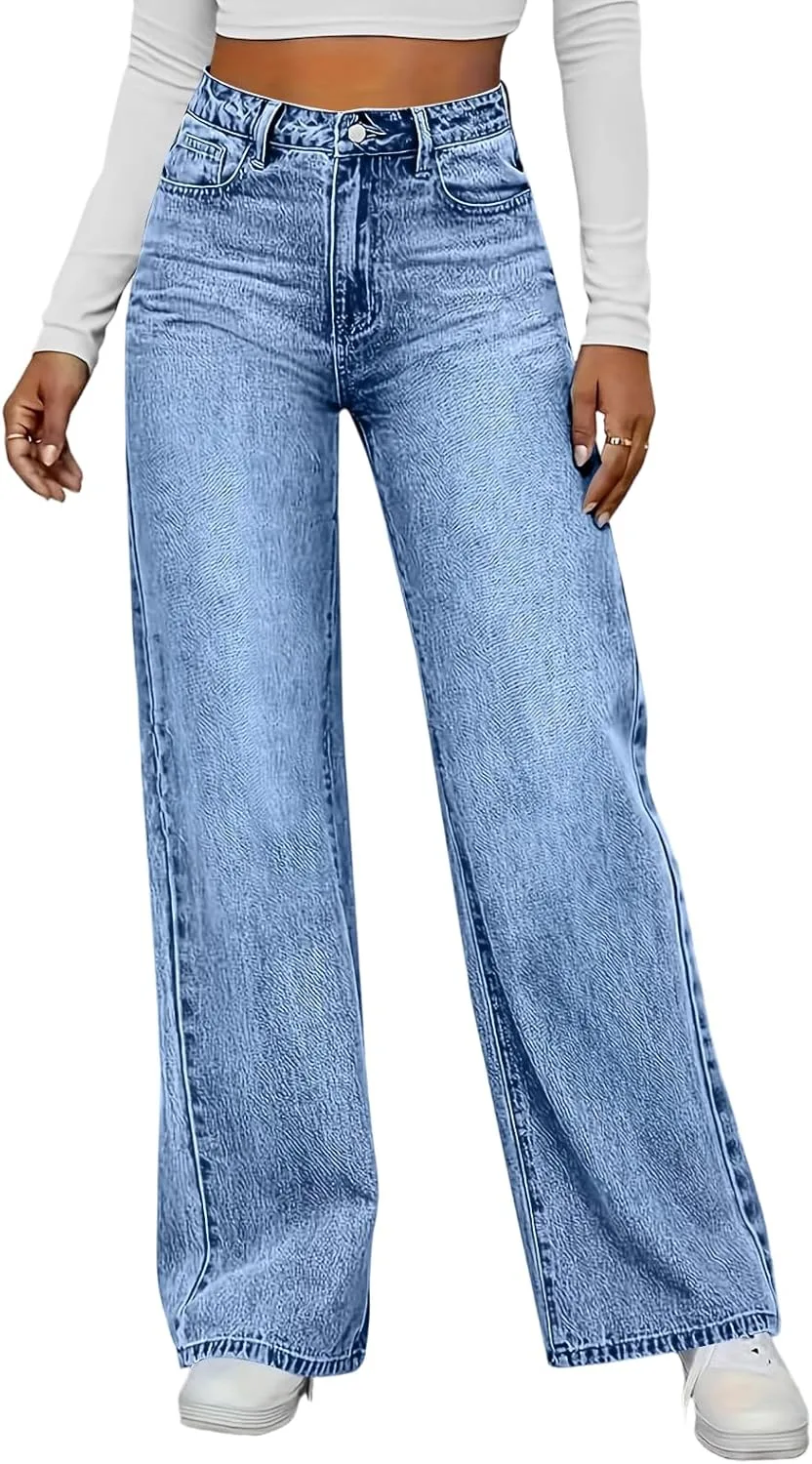 Женские джинсы Wide Leg High Waisted Stretchy Denim BEIBEINOYA
Женские джинсы Wide Leg High Waisted Stretchy Denim BEIBEINOYA