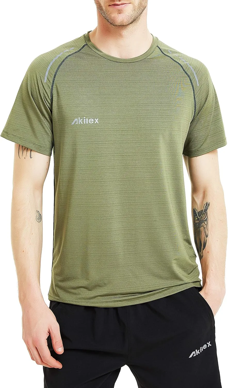 Мужская футболка для бега Dry Fit с коротким рукавом Akilex
Мужская футболка для бега Dry Fit с коротким рукавом Akilex