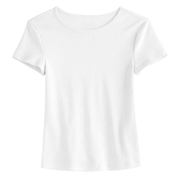 Футболка с коротким рукавом для девочек 6-20 лет, стандартного и большого размера So, белый
Футболка с коротким рукавом для девочек 6-20 лет, стандартного и большого размера So, белый