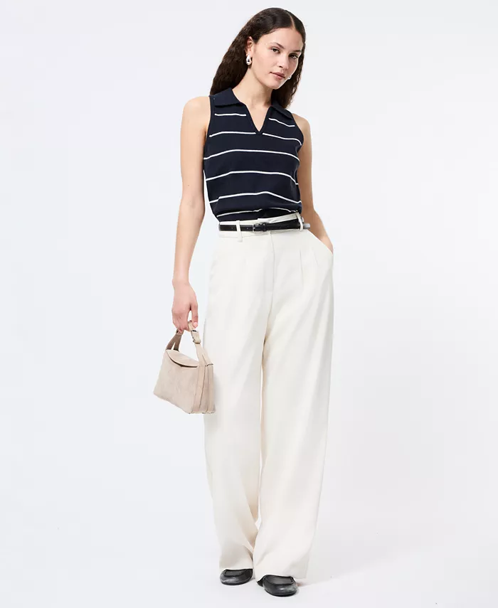 Женский топ без рукавов с воротником Sloane French Connection, синий
Женский топ без рукавов с воротником Sloane French Connection, синий