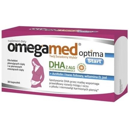 Omegamed Optima Start DHA Z ALG 30 капсул
Omegamed Optima Start DHA Z ALG 30 капсул