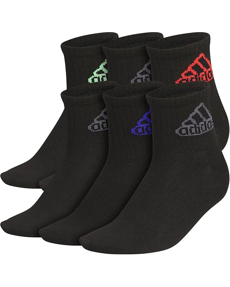 Носки adidas Kids Superlite Classic 6-Pack Quarter, цвет Black/Bright Red/Semi Flash Green
Носки adidas Kids Superlite Classic 6-Pack Quarter, цвет Black/Bright Red/Semi Flash Green