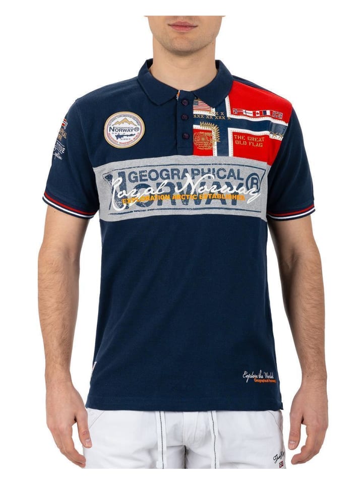 Рубашка-поло Geographical Norway, темно-синий
Рубашка-поло Geographical Norway, темно-синий