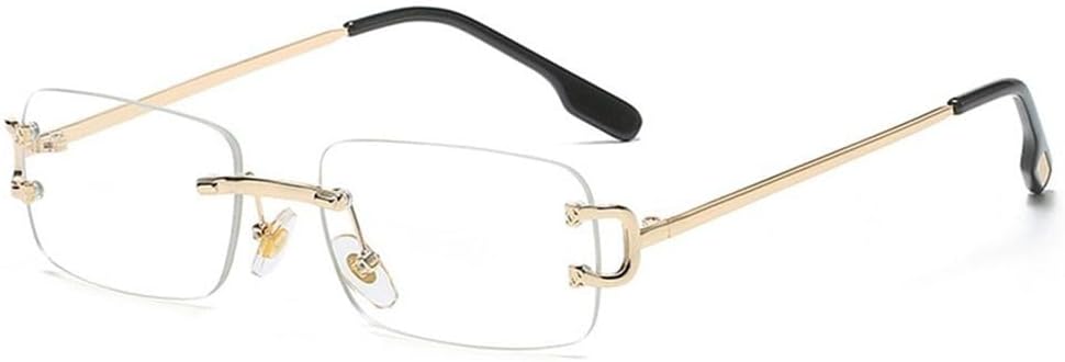 Модные винтажные маленькие металлические солнцезащитные очки в стиле ретро с защитой от УФ-излучения UV400, без оправы, солнцезащитные очки 90-х годов для женщин и мужчин KTUCN, Transparent
Модные винтажные маленькие металлические солнцезащитные очки в стиле ретро с защитой от УФ-излучения UV400, без оправы, солнцезащитные очки 90-х годов для женщин и мужчин KTUCN, Transparent