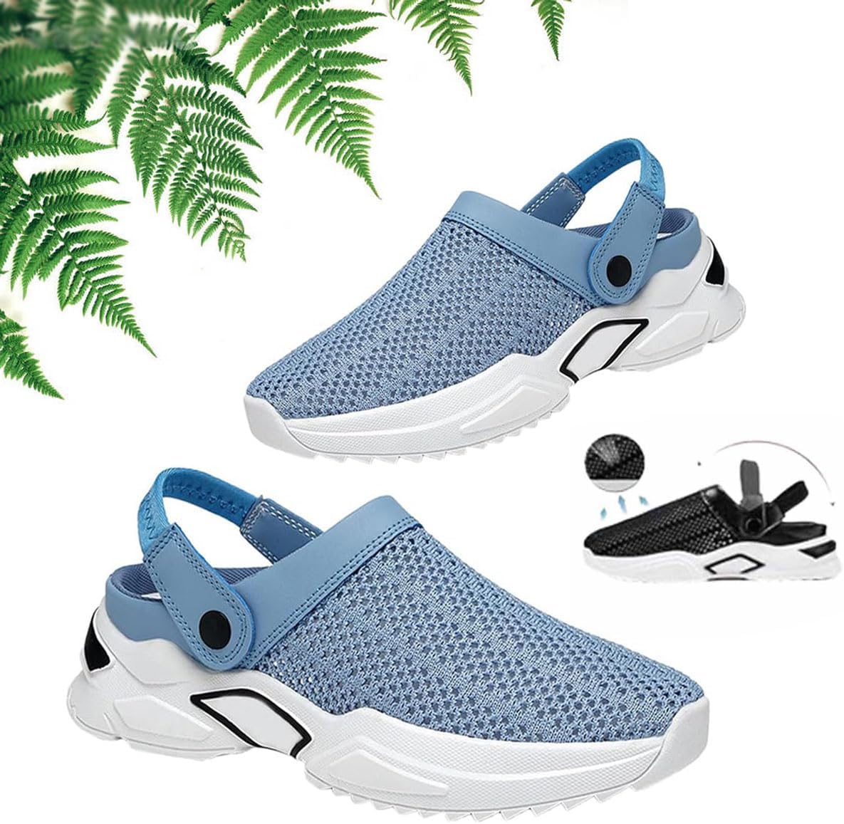 Мужские ортопедические летние сандалии HUIQINGLI с вырезами, наружная повседневная обувь с противоскользящей подошвой и поддержкой свода стопы, синий
Мужские ортопедические летние сандалии HUIQINGLI с вырезами, наружная повседневная обувь с противоскользящей подошвой и поддержкой свода стопы, синий