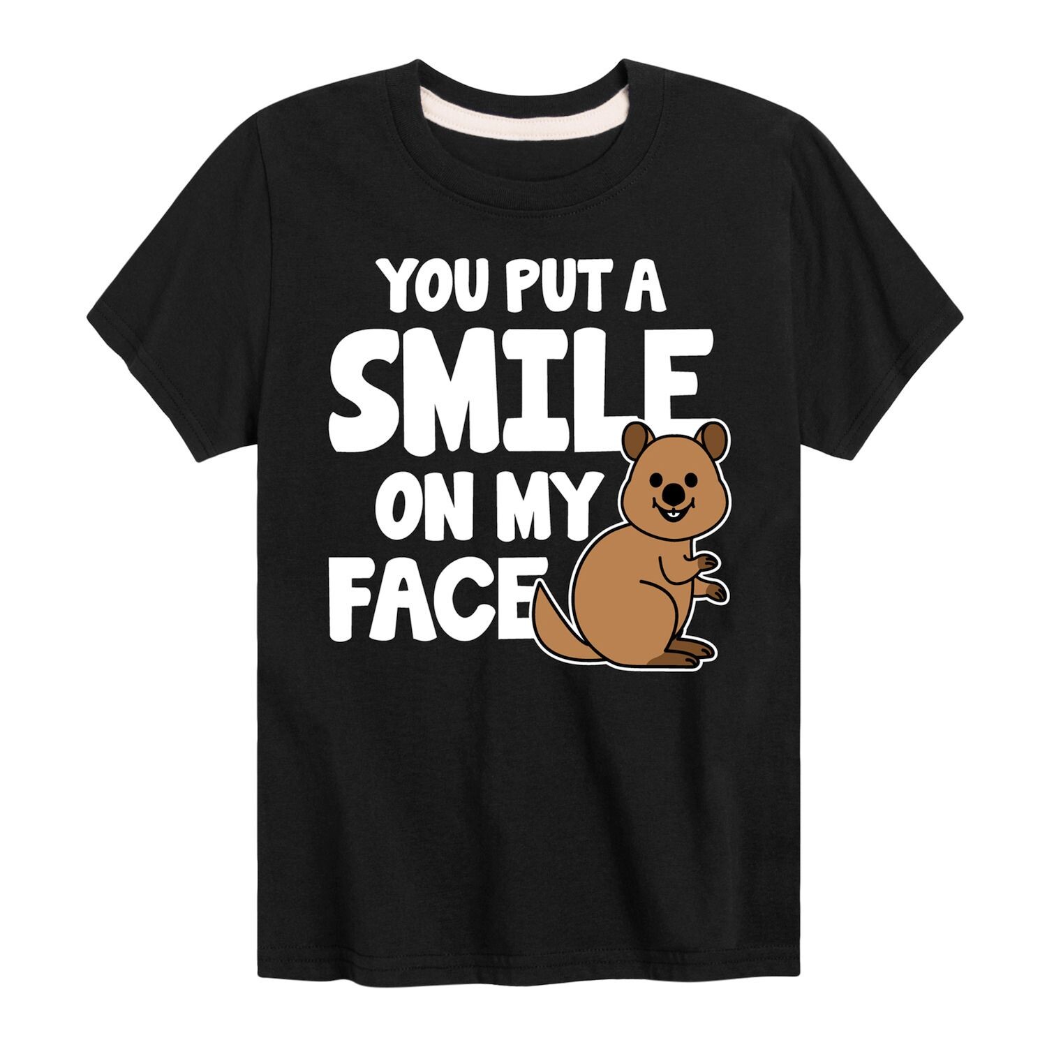 Футболка с рисунком «Ты положил улыбку мне на лицо» для мальчиков 8–20 лет Licensed Character, черный
Футболка с рисунком «Ты положил улыбку мне на лицо» для мальчиков 8–20 лет Licensed Character, черный