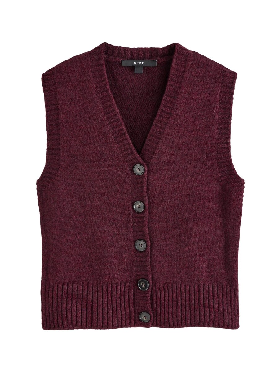 Вязаный жилет Next, бордовый
Вязаный жилет Next, бордовый