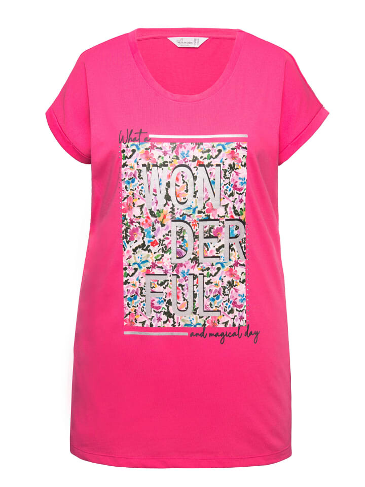 Футболка MIAMODA, цвет hibiskuspink
Футболка MIAMODA, цвет hibiskuspink
