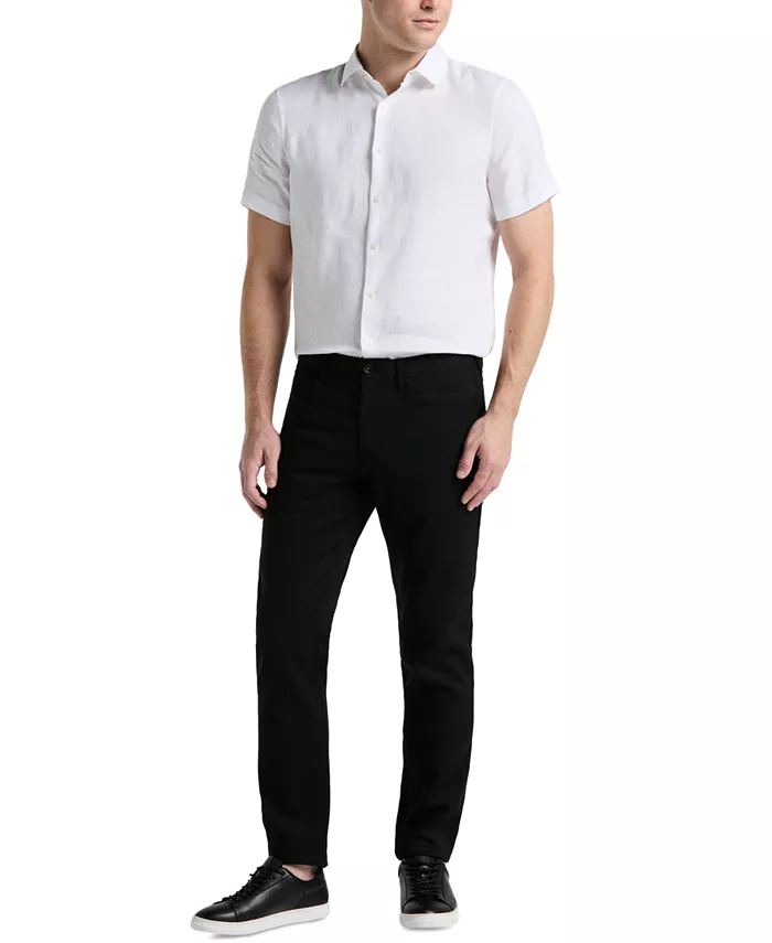 Мужские узкие брюки с пятью карманами из двойного плетения Perry Ellis, черный
Мужские узкие брюки с пятью карманами из двойного плетения Perry Ellis, черный