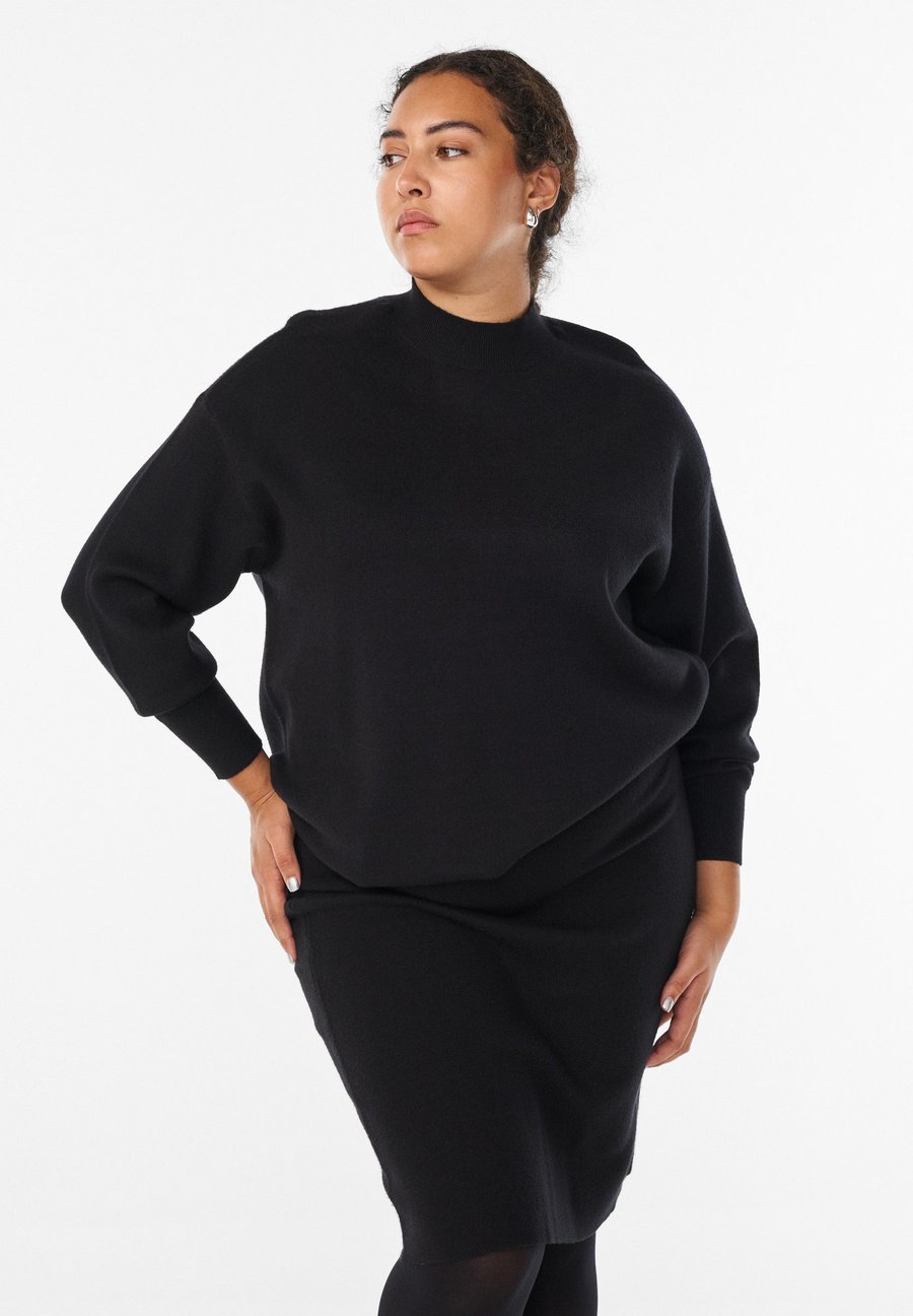 Джемпер Zizzi MIT HOHEM KRAGEN, Black
Джемпер Zizzi MIT HOHEM KRAGEN, Black