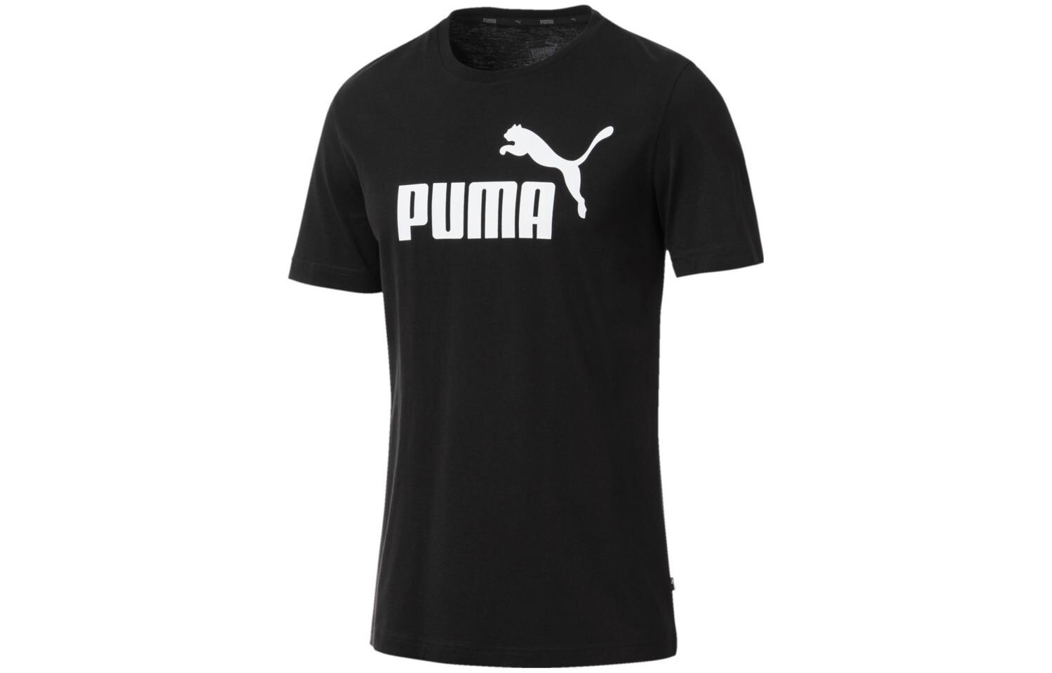 Футболка мужская черная Puma, черный 
Футболка мужская черная Puma, черный