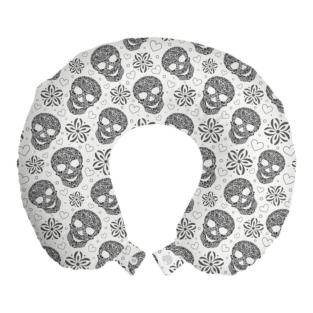 ABAKUHAUS Skull Travel Pillow Подушка для шеи, абстрактные черепа, пенопластовые дорожные принадлежности для самолета и автомобиля, 30x30 см, белый и черный
ABAKUHAUS Skull Travel Pillow Подушка для шеи, абстрактные черепа, пенопластовые дорожные принадлежности для самолета и автомобиля, 30x30 см, белый и черный
