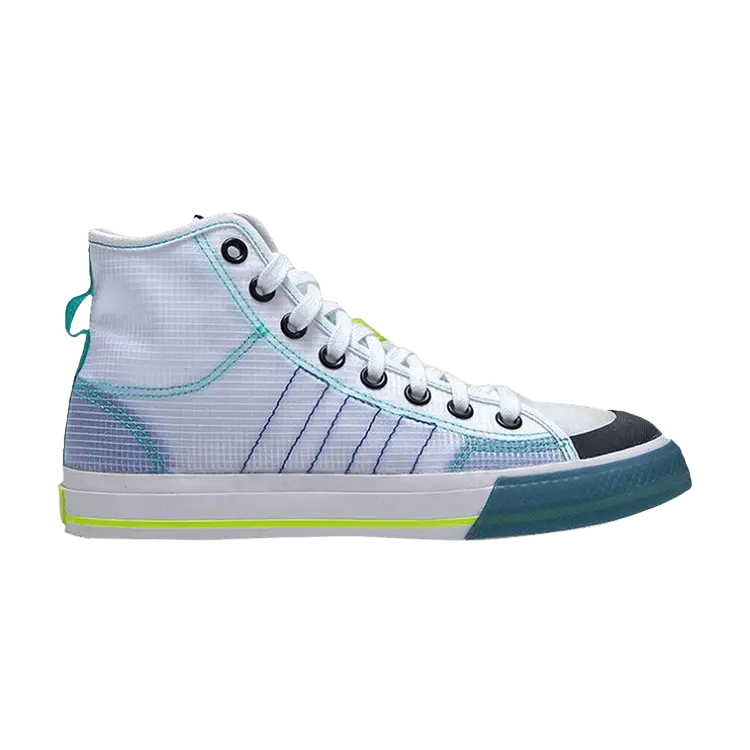 Кроссовки adidas Nizza High RF 'White Lush Blue', белый
Кроссовки adidas Nizza High RF 'White Lush Blue', белый