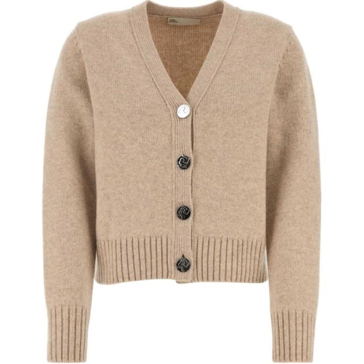 Кардиган вязаный на пуговицах с v-образным вырезом TORY BURCH, бежевый
Кардиган вязаный на пуговицах с v-образным вырезом TORY BURCH, бежевый