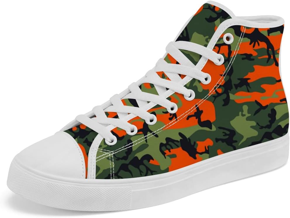 Мужские и женские кроссовки chebing с высокой подошвой из камуфляжного канваса, высокие кеды с камуфляжным принтом, шнуровка, повседневная обувь, зеленый/оранжевый
Мужские и женские кроссовки chebing с высокой подошвой из камуфляжного канваса, высокие кеды с камуфляжным принтом, шнуровка, повседневная обувь, зеленый/оранжевый