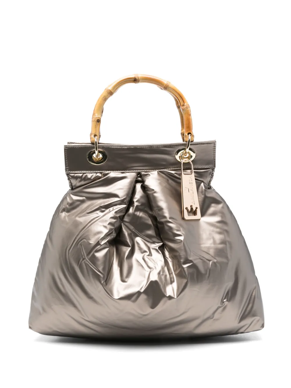 Стеганая сумка-тоут с бамбуковой ручкой la milanesa, коричневый
Стеганая сумка-тоут с бамбуковой ручкой la milanesa, коричневый