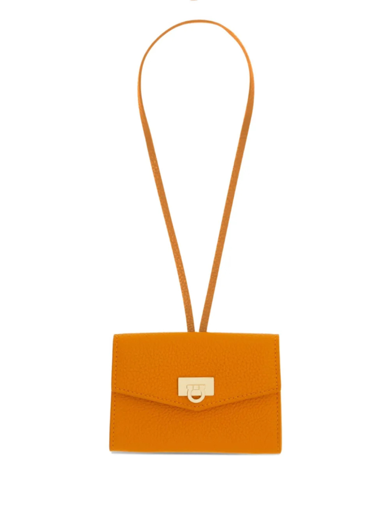 Ferragamo картхолдер с декором Gancini, оранжевый
Ferragamo картхолдер с декором Gancini, оранжевый