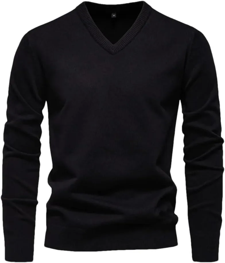Мужской классический теплый свитер с V-образным вырезом Bollrllr
Мужской классический теплый свитер с V-образным вырезом Bollrllr