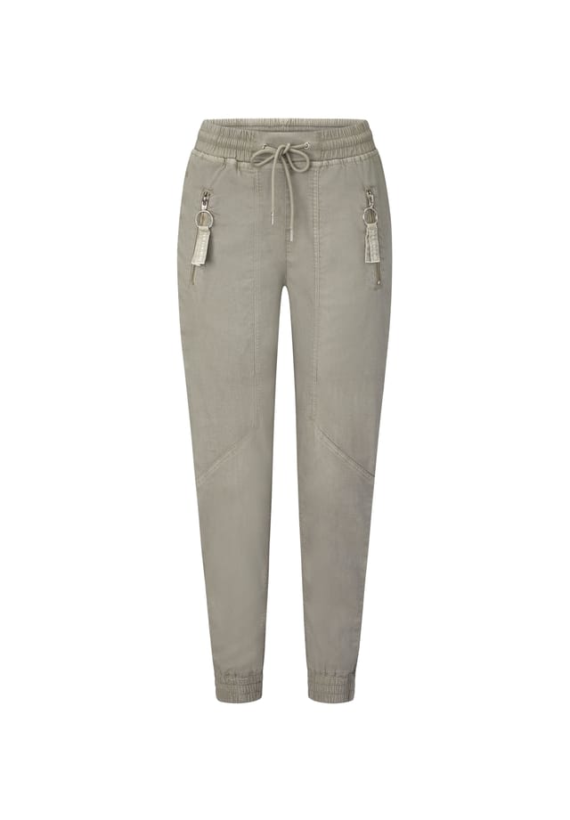 Брюки свободного кроя с завязками на шнурке Paddock'S, хаки
Брюки свободного кроя с завязками на шнурке Paddock'S, хаки