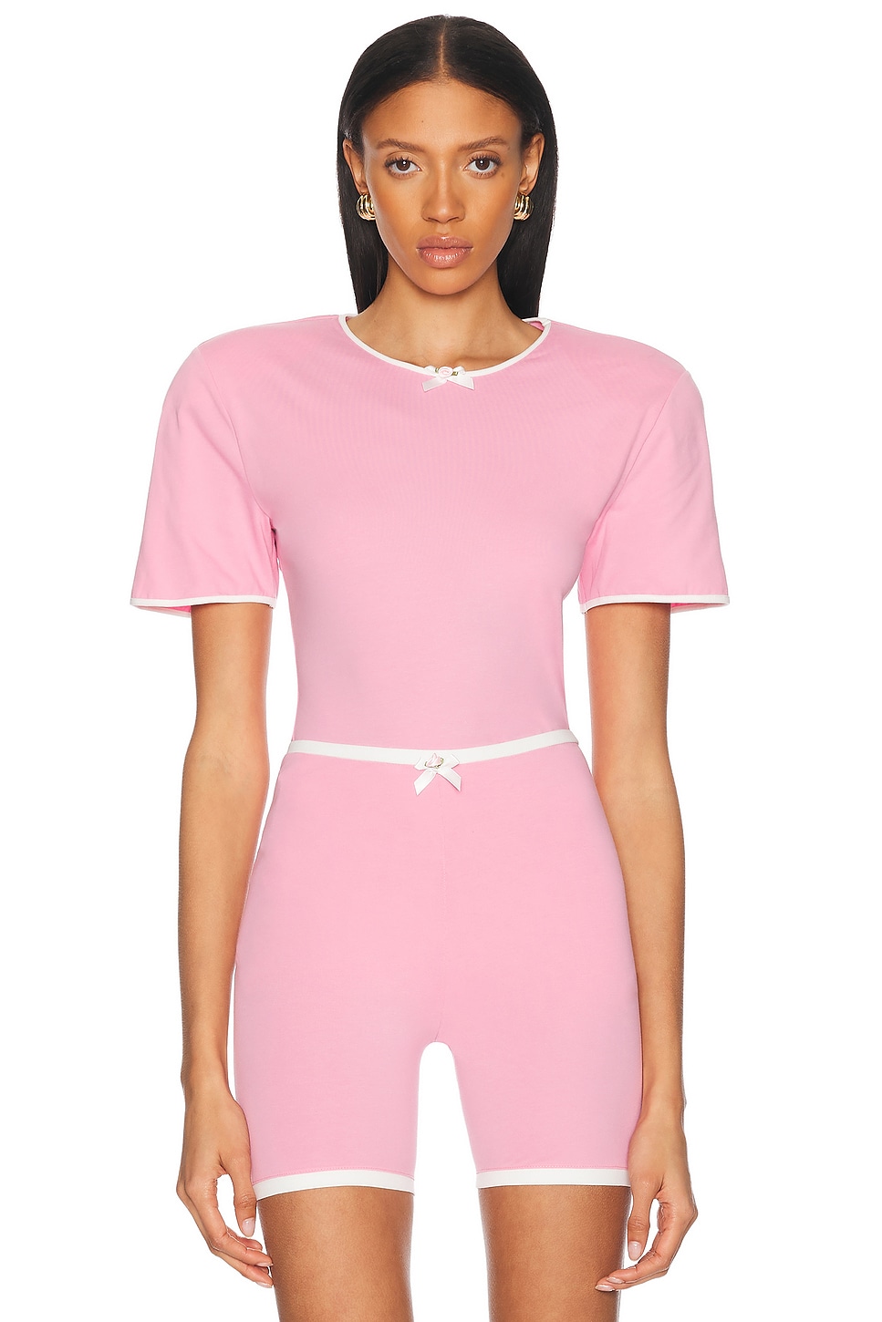 Топ с буфами на рукавах Rowen Rose, Pink
Топ с буфами на рукавах Rowen Rose, Pink