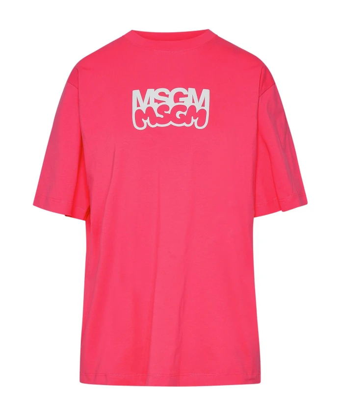 Розовая хлопковая футболка Msgm, розовый
Розовая хлопковая футболка Msgm, розовый