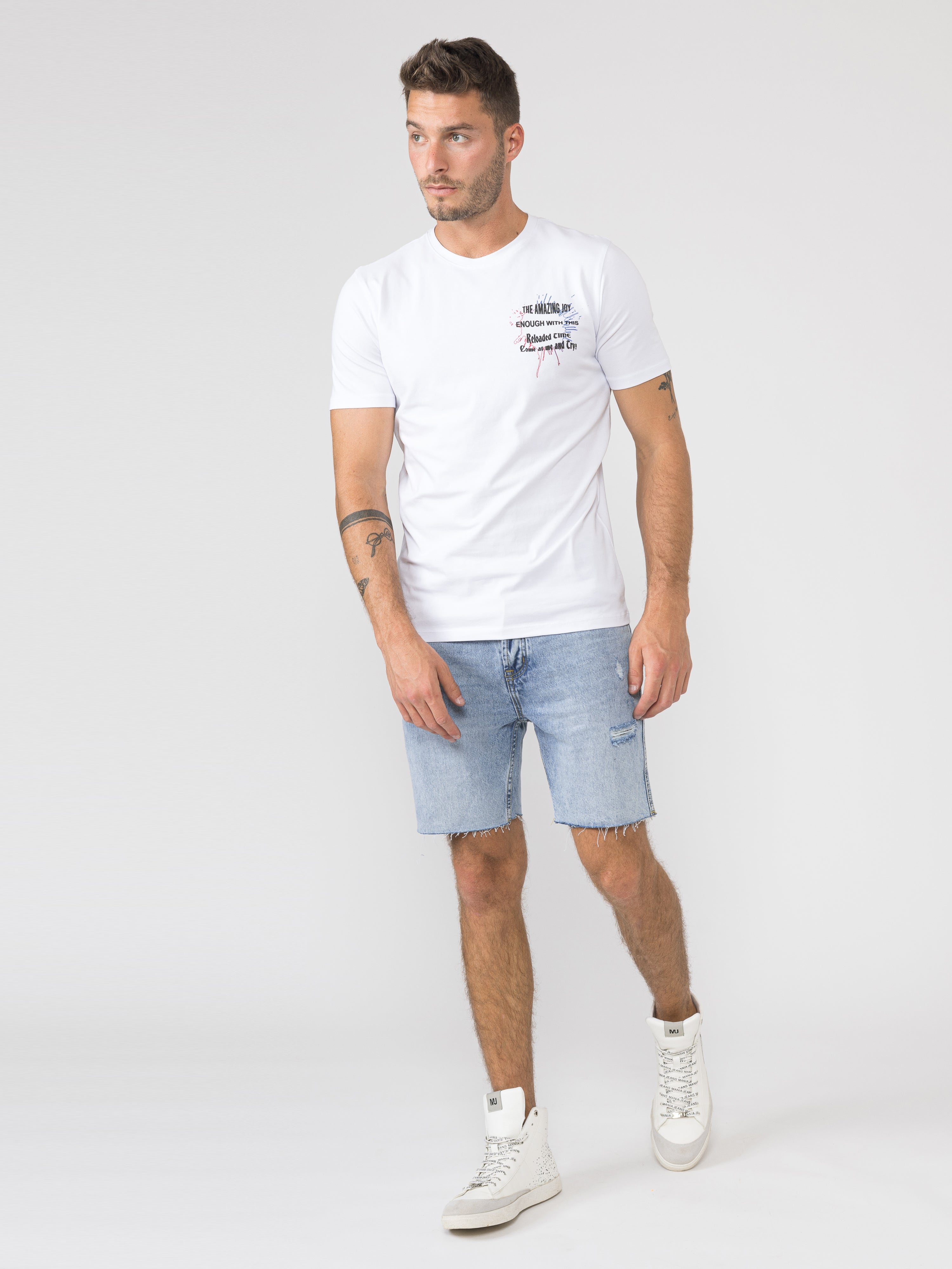 Мужские базовые джинсы-бермуды Mania, синий
Мужские базовые джинсы-бермуды Mania, синий