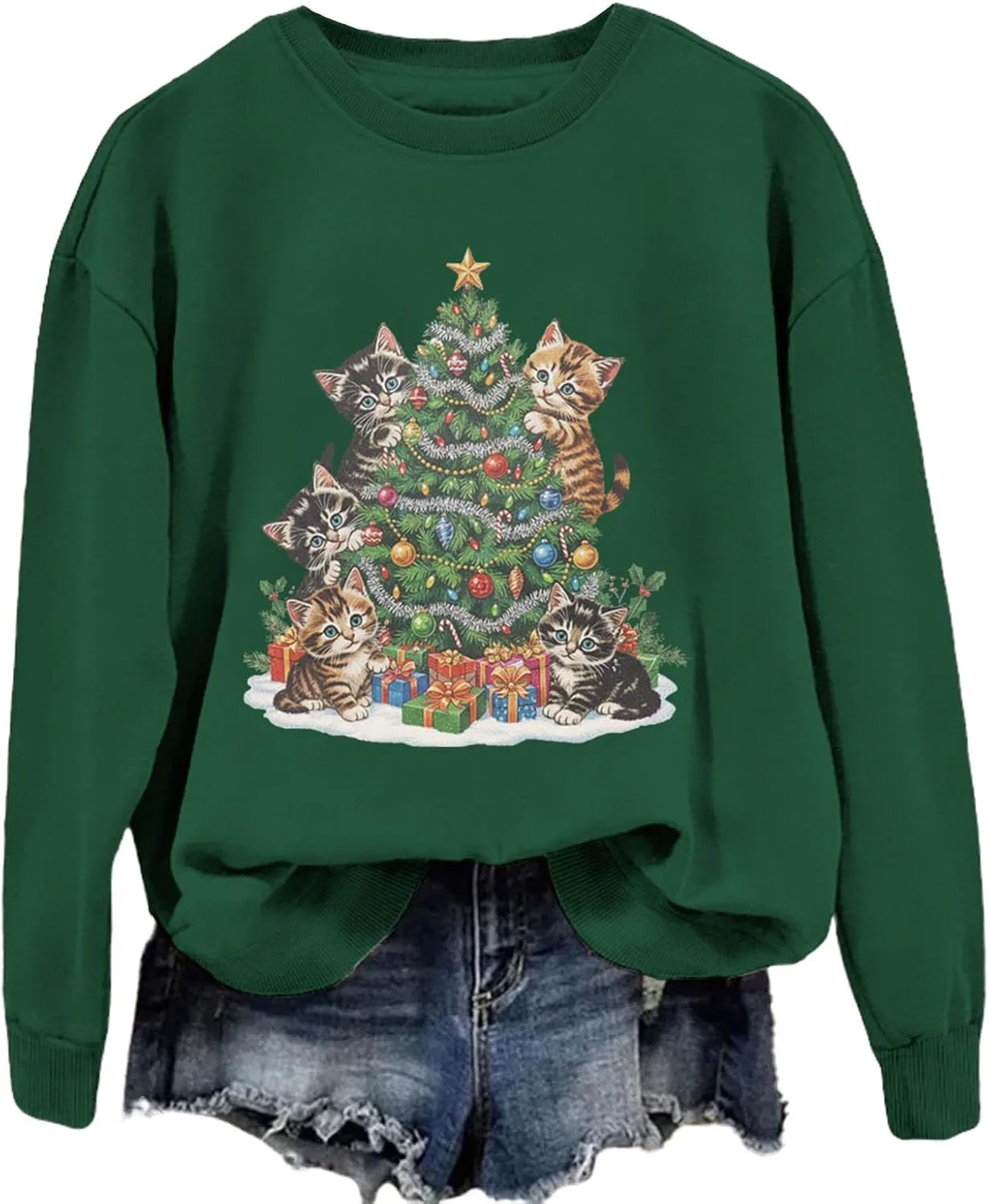 Свитшот 90's Cat Christmas с капюшоном Czbic
Свитшот 90's Cat Christmas с капюшоном Czbic