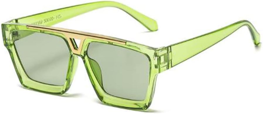 Квадратные солнцезащитные очки в крупной металлической оправе с декоративной металлической рамой, солнцезащитные очки с защитой от ультрафиолета (зеленая оправа, зеленые блестки) PUB, Through Green Frame Green Flakes
Квадратные солнцезащитные очки в крупной металлической оправе с декоративной металлической рамой, солнцезащитные очки с защитой от ультрафиолета (зеленая оправа, зеленые блестки) PUB, Through Green Frame Green Flakes