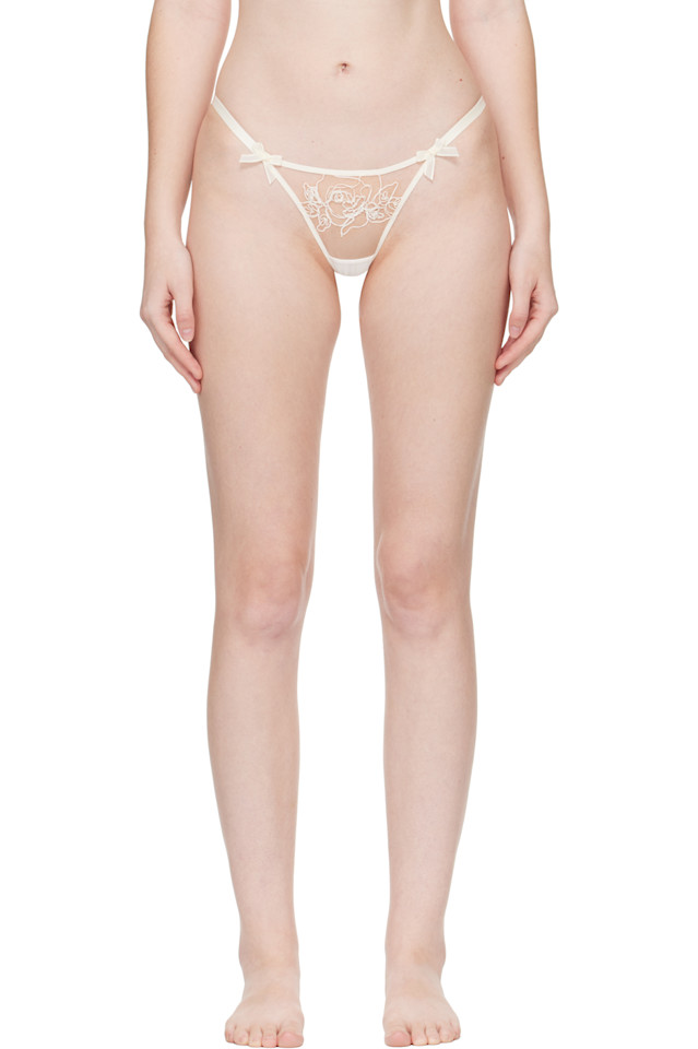Agent Provocateur Стринги Lindie Off-White с бежевым принтом
Agent Provocateur Стринги Lindie Off-White с бежевым принтом